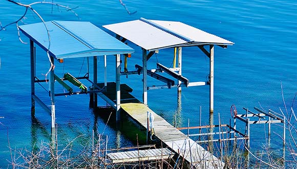 Boat lift inspection services from Coastal Inspections